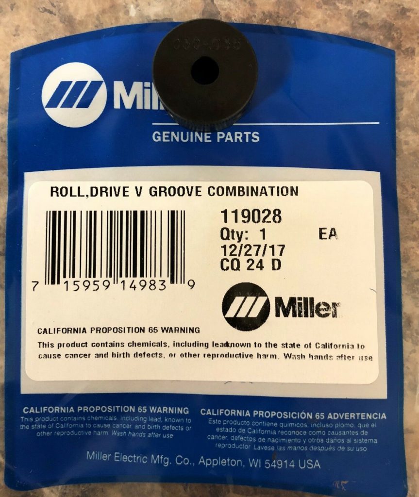 Miller DRIVE ROLL, .023.030 (119028) Weld Cheap